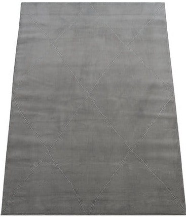 Dywan nowoczesny Zurich 1903 szary - rzut ukośny