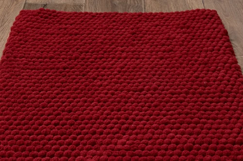 Dywanik łazienkowy Javo Premium czerwony - wzór