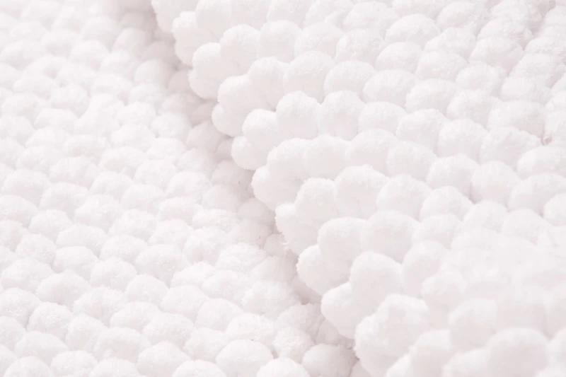 Dywanik łazienkowy Javo Premium biały - runo