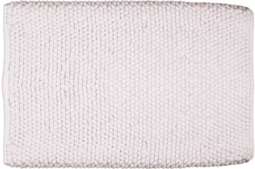 Dywanik łazienkowy Javo Premium biały w poziomie