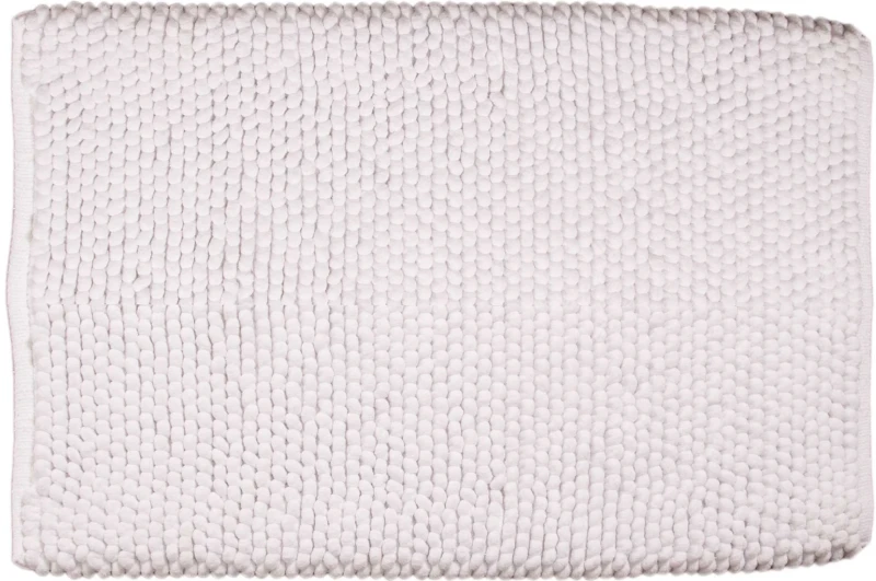 Dywanik łazienkowy Javo Premium biały w poziomie