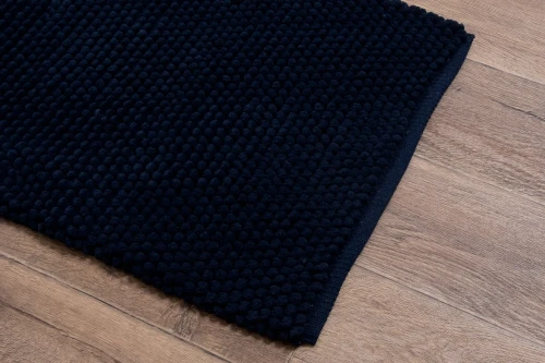 Dywanik łazienkowy Javo Premium granatowy - róg