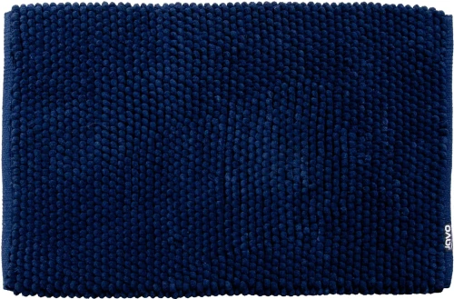 Dywanik łazienkowy Javo Premium granatowy w poziomie