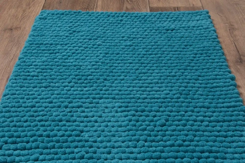 Dywanik łazienkowy Javo Premium turkusowy - wzór