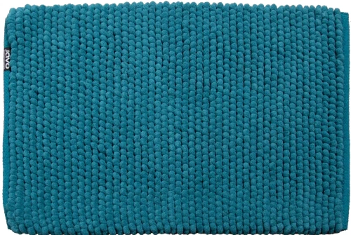 Dywanik łazienkowy Javo Premium turkusowy w poziomie