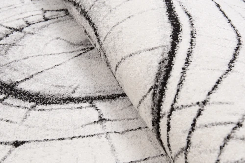 Dywan nowoczesny 3d Dywilan Luna Wood grey - runo