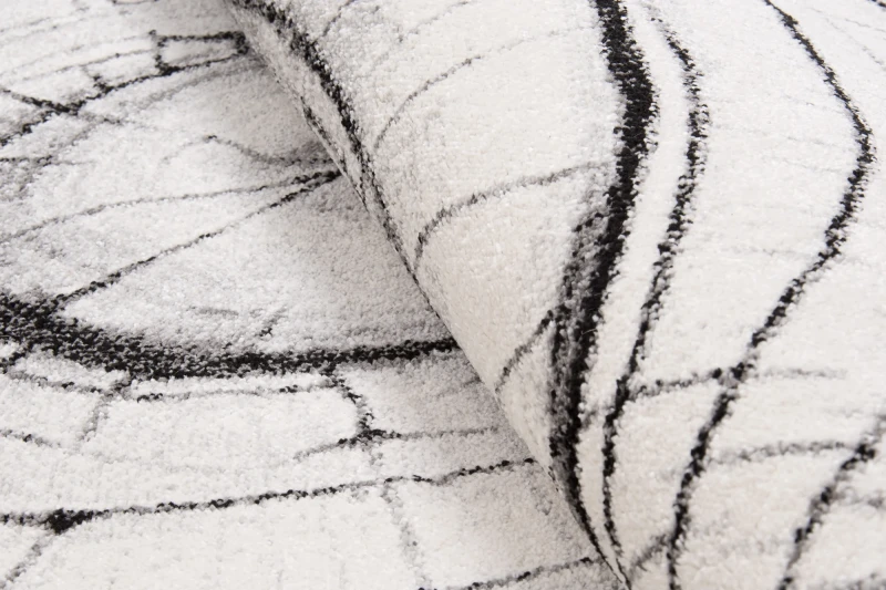 Dywan nowoczesny 3d Dywilan Luna Wood grey - runo