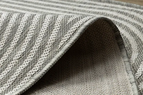 Dywan z płaskim runem  Organic 1835 sizal Geometryczny ecru/szary