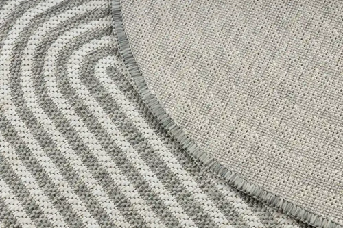 Dywan nowoczesny szary Organic 1835 sizal Geometryczny ecru/szary