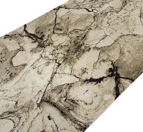 Chodnik nowoczesny Wenus 7770 beżowy - rzut ukośny