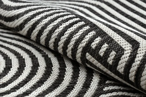 Dywan sznurkowy Organic 1835 sizal Geometryczny ecru/czarny