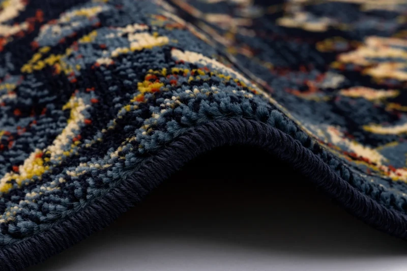 Runo i bok dywanu wzór roślinny FD Optimal Medea granat