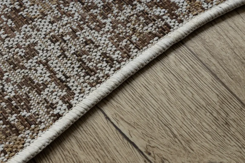 Dywan z obszyciem 2755 sizal Organic Abstrakcja ecru / naturalny