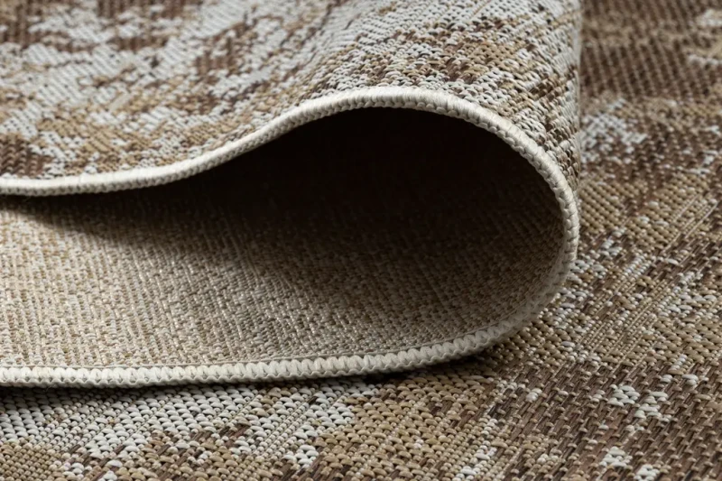 Dywan z płaskim runem 2755 sizal Organic Abstrakcja ecru / naturalny