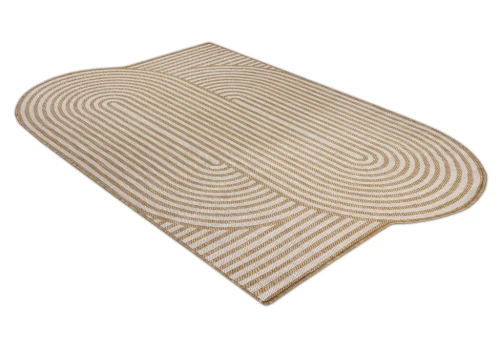 Dywan Indoor and Outdoor Organic 2131 sizal Geometryczny ecru /naturalny