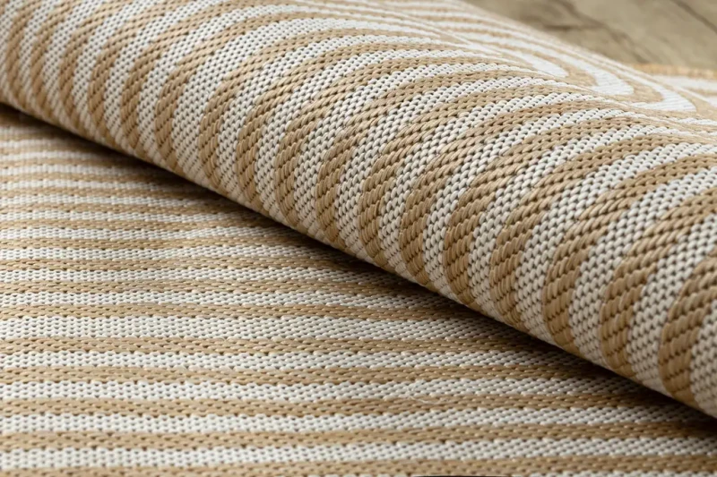 Dywan sznurkowy Organic 2131 sizal Geometryczny ecru/naturalny