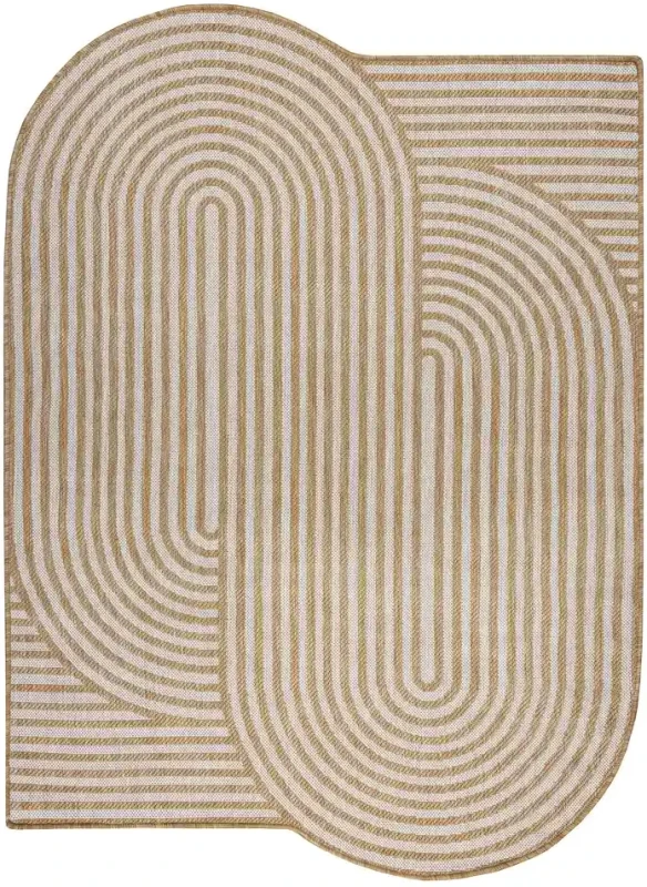 Dywan Indoor and Outdoor Organic 2131 sizal Geometryczny ecru /naturalny
