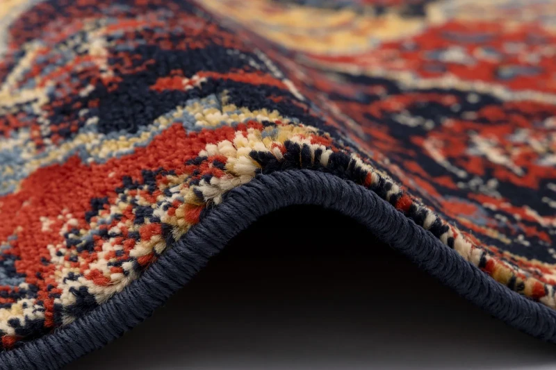 Runo i bok dywanu tradycyjnego FD Optimal Vivina rubin