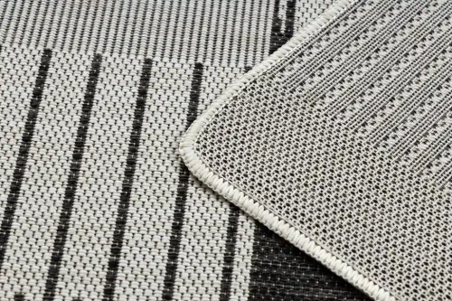 Dywan nowoczesny beżowy Organic 2769 sizal Geometryczny ecru/czarny