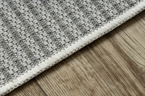 Dywan z obszyciem Organic 2769 sizal Geometryczny ecru/szary