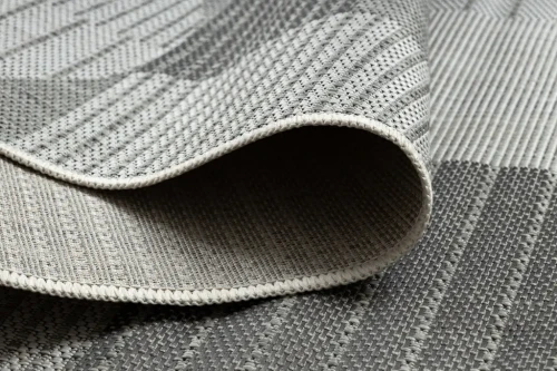 Dywan z płaskim runem  Organic 2769 sizal Geometryczny ecru/szary