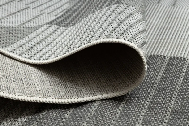 Dywan z płaskim runem  Organic 2769 sizal Geometryczny ecru/szary