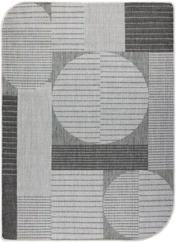 Dywan Indoor and Outdoor Organic 2769 sizal Geometryczny ecru /szary