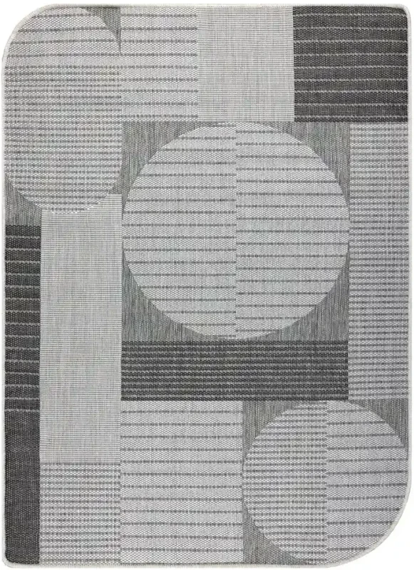 Dywan Indoor and Outdoor Organic 2769 sizal Geometryczny ecru /szary