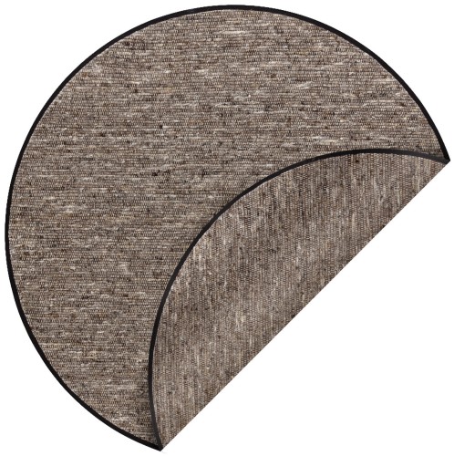 Dywan okrągły dwustronny wełniany Nepal 2100 natural ciemnoszary