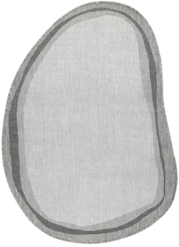 Dywan zewnętrzny Organic 2125 Sizal Kamień ecru/szary