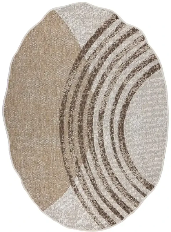 Dywan nieregularny Organic 2767 Sizal ecru/naturalny 