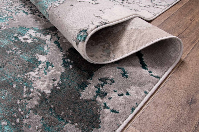 Spód dywanu nowoczesnego Dywilan Stylish 16/G8780 szaro-zielony