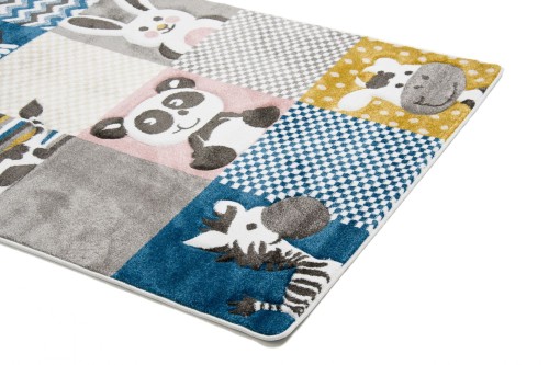 Dywan dla dzieci Petit ZOO kremowo-szary _dywanywitek_pl_3