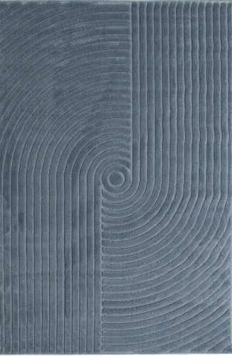 Dywan art deco 3d Dywilan Juno 4 D801AZ denim