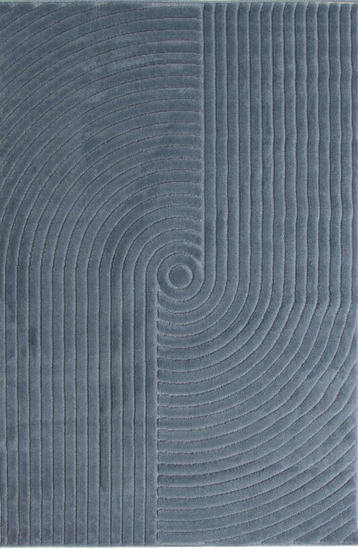 Dywan art deco 3d Dywilan Juno 4 D801AZ denim