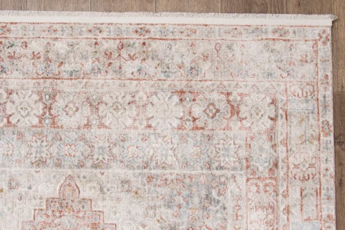 Dywan tradycyjny Galba Antic 2152A kremowo-beżowy - frędzle