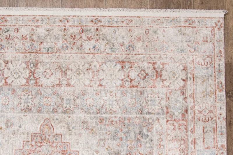 Dywan tradycyjny Galba Antic 2152A kremowo-beżowy - frędzle