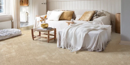 Wykładzina dywanowa do salonu AW Illusion 36 beżowa