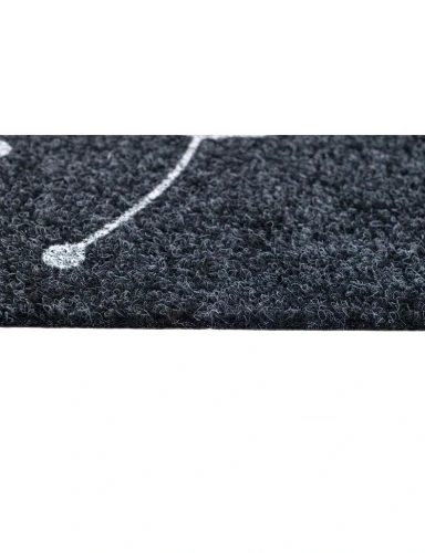 Zbliżenie na wzór wycieraczki At Home Dmuchawce