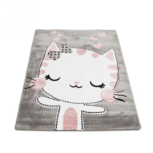 Dywan dla dzieci Petit KITTY szary _dywanywitek_pl_2