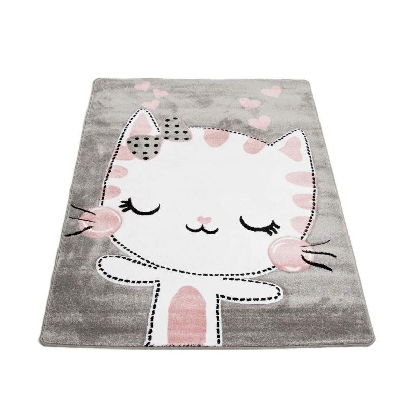 Dywan dla dzieci Petit KITTY szary _dywanywitek_pl_2
