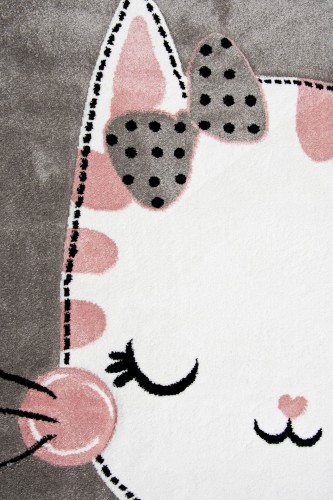 Dywan dla dzieci Petit KITTY szary _dywanywitek_pl_4