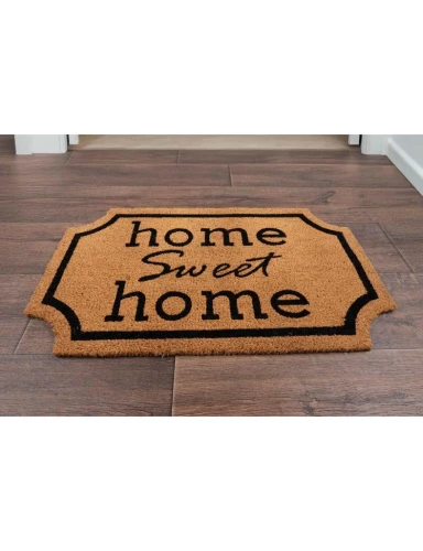 Wycieraczka Kokos Printed Shape Home Sweet Home w korytarzu