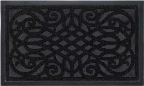 Wycieraczka podgumowana Tivoli Ornament czarny