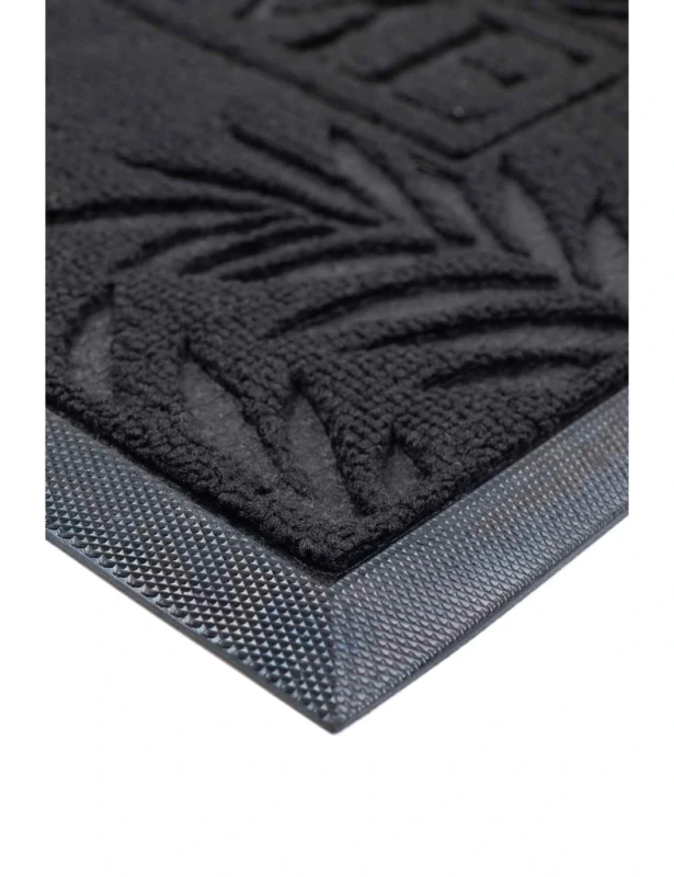 Struktura wycieraczki podgumowanej Tivoli Liście czarny