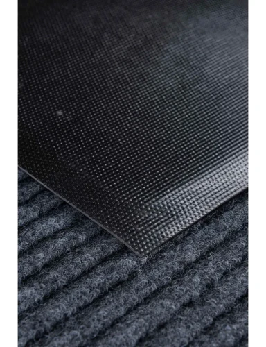 Antypoślizgowy spód wycieraczki podgumowanej Malaga szary runo