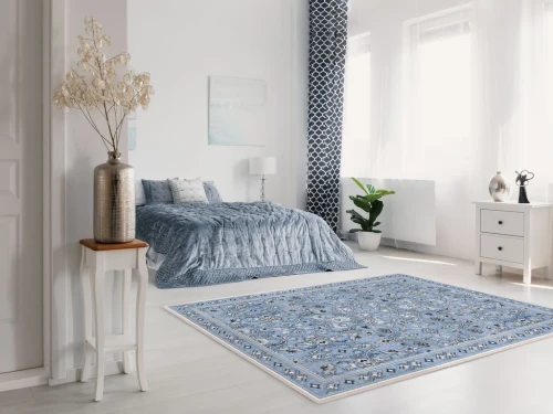 Dywan klasyczny FD Lida Dwina błękit  aranżacja