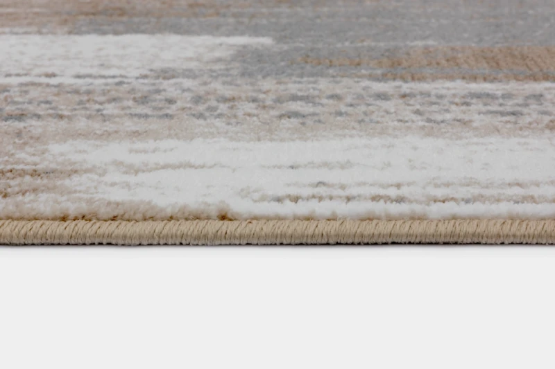 Dywan nowoczesny FD Lida Grafito ciemny beż obszycie