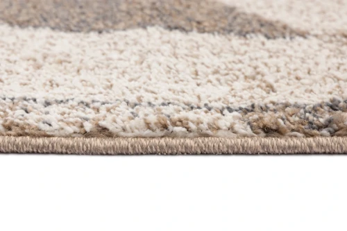 Dywan syntetyczny FD Avanti Gerda szary runo i obszycie