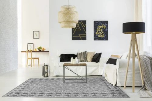 Dywan syntetyczny FD Avanti Iris szary aranżacja